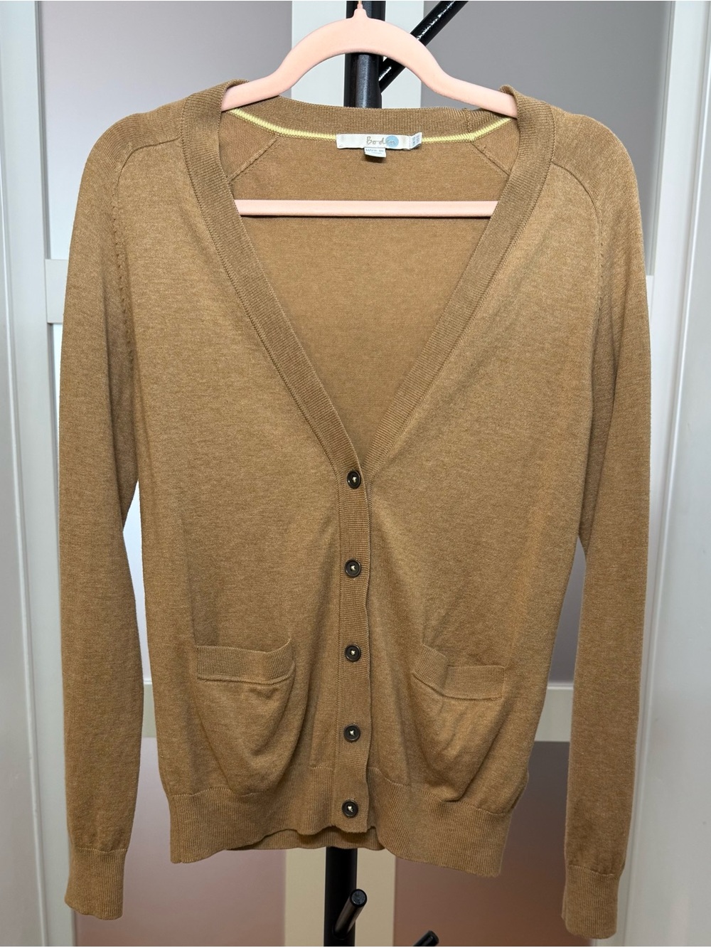 Boden Women’s Cardigan, light brown, UK 10, US 6